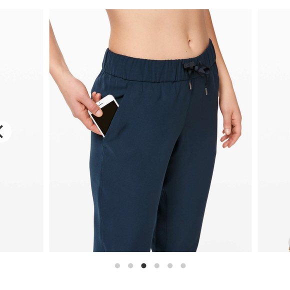 SOLD NWT LULULEMON JOGGER  TRUE NAVY BLUE  On the Fly Jogger 28"  WOVEN TRAVEL 8 - Picture 4 of 13